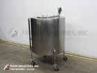 750 gallon Chem Tek, 304 Stainless Steel single wall holding tank with prop style agitator, 60" ID x 60" - Image 5