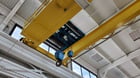 35/10 Ton, Shaw-Box, 37' 2" Span, 35' lift, radio/pendant, VFD all motions, 1995, 2016 contorls, #2108 - Image 4