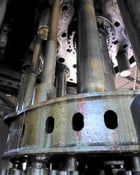 4000 Ton, Lake Erie, double action hydraulic press, 48" ejector stroke, 180" main ram stroke, 92" F-B x 160" - Image 2