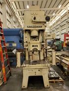 88 Ton, Komatsu #OBS80, straight side punch press, 5-7/32" stroke, 3-5/32" slide adjustment, 60 SPM, Shadow - Image 1
