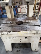 88 Ton, Komatsu #OBS80, straight side punch press, 5-7/32" stroke, 3-5/32" slide adjustment, 60 SPM, Shadow - Image 3