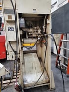 88 Ton, Komatsu #OBS80, straight side punch press, 5-7/32" stroke, 3-5/32" slide adjustment, 60 SPM, Shadow - Image 7