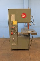 18" x 12" Grob #4V-18, variable speed, table feed, 3 HP, blade welder RWA, tilt table, 1982, #158308 - Image 1