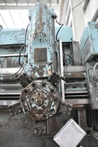 46" Bullard #75-Cutmaster, vertical turret lathe, 5-position turret head on rail, 1 side head, 40 HP, 1956 - Image 3