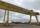 100 Ton, G.H. Gruas, double girder gantry crane, 98.43'Span, 45.93" vertical lift, 2010, #12747 - Image 1