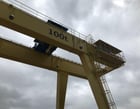 100 Ton, G.H. Gruas, double girder gantry crane, 98.43'Span, 45.93" vertical lift, 2010, #12747 - Image 2