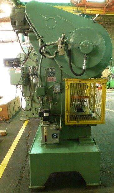 22 Ton, Perkins #22S, 2" stroke, 7" Shut Height, 22" x12" bed, 200-800 SPM, air clutch & brake, 3 HP, s/n - Image 5