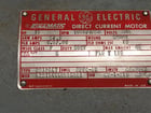 15 HP 1050/4250 RPM General Electric, Frame 328AT, DPFG-BV, surplus, 240 VA (5 available) - Image 2