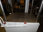 25 Ton, Keystone, 4-post up-acting hydraulic trim press, 13" stroke, 30-1/4" daylight, 32" x34"bed - Image 3