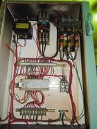 35 Ton, Keystone, 4-post up-acting hydraulic trim press, 14" stroke, 30" daylight, 1995 - Image 7