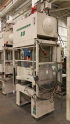 50 Ton, Greenerd #HD-50-36-36, 4-post hydraulic press, 20" stroke, 26.7" daylight, 36" x36"bed, 1997 - Image 2