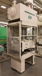 50 Ton, Greenerd #HD-50-36-36, 4-post hydraulic press, 20" stroke, 26.7" daylight, 36" x36"bed, 1997 - Image 3