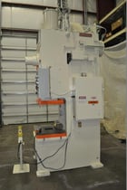 90 Ton, Niagara #E90, OBI back geared press, 9" stroke, 18" Shut Height, 46 SPM, air clutch & brake, 1986 - Image 2