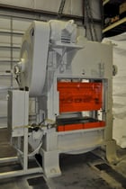 100 Ton, Minster #P2-100, straight side double crank press, 1.5" stroke, 18" Shut Height,air clutch & brake - Image 2