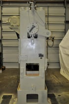 100 Ton, Minster #P2-100, straight side double crank press, 1.5" stroke, 18" Shut Height,air clutch & brake - Image 4