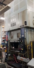 220 Ton, Aida #PMX-L2-200(1), straight side double crank Link Drive, 7.8" stroke, 18.7" Shut Height, air - Image 3