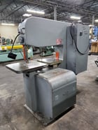 36" x 13" DoAll #3613-2, vertical band saw, 1" x 175" blade, 30" x24" tilt table, 2-5200 FPM, 3 HP, Extron - Image 5