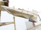 32" x 3.6' Wardcraft incline chip conveyor 45 deg .75 HP, 13 FPM, 141" discharge - Image 2