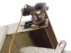 32" x 3.6' Wardcraft incline chip conveyor 45 deg .75 HP, 13 FPM, 141" discharge - Image 4