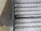 32" x 3.6' Wardcraft incline chip conveyor 45 deg .75 HP, 13 FPM, 141" discharge - Image 10