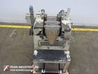 4" x 8" Ross #4x8TRM, 3 roll mill, 1 HP, hand crank gap adjustment, scraper blades - Image 2