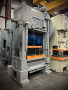 150 Ton, Minster #P2, 6" stroke, 23" Shut Height, 54" x40" bed, 45-90 SPM, cush in bed, (2 available) - Image 3