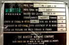 150 Ton, Minster #P2, 6" stroke, 23" Shut Height, 54" x40" bed, 45-90 SPM, cush in bed, (2 available) - Image 10