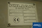 Kilian #T100, tablet press, 9 stations, B IPT turret, 60 Kn pre-compression, 65 Kn main compression, 16mm - Image 2