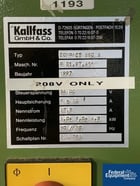 Kallfass L-Bar #Universa-5050, sealer, 208 volt, #2659-64 - Image 4