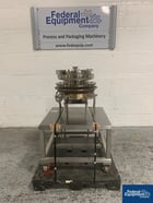 Hata, 38 station tablet press turret on cart, for Hata model CVX press, keyed upper punch guides, #3130-15 - Image 1
