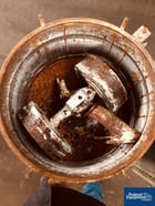 Simpson Mix Muller, 1 gallon capacity, carbon steel construction, 1 gallon, approximately 12" diameter x 7" - Image 7