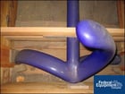 Dedietrich glass lined 3 blade retreat curve agitator, 500 gallon, 3" diameter x 81" long shaft, 38" span - Image 2