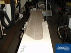 9" x 72" Biflow slat conveyor, (2) 4.5" wide belts, Stainless Steel side rails, (2) 1/8 HP DC motors, #31018 - Image 2