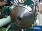 Tri-Clover #C218MD25T-8, centrifugal pump, Stainless Steel, 2" x 1.5" on base, 25 HP, 230/460 V., serial - Image 2