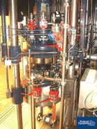 18.49 gallon R & M Italia reactor train, 70 liter, glass lined, removable dish top, dish bottom, 150 psi - Image 5