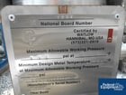 Temperature Control Skid, Watlow Hannibal heat exchanger, w/3 hp xp circ.p, NB 1245, 2007, #41202, 2007 - Image 2