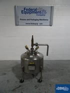40 gallon Stainless Metals, Stainless Steel receiver, 30" dia.x 12" str.side, dish top/bottom, 10 psi & FV @ - Image 1