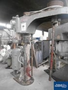 50 HP Cowles, Stainless Steel disperser, shaft & blade, air over oil hydraulic lift w/air tank, 230/460 - Image 1