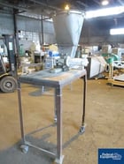 Cart, K-Tron #F-1, 2" dia.x 24" L screw, Stainless Steel, Carbon Steel cart, 52" discharge hgt, .5 HP DC - Image 2