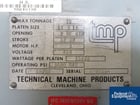 75 Ton, TMP, slab side hydraulic press, (4) 18" x 18" platen, (6) 6" daylight, electrically heated, 1991 - Image 2
