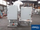 75 Ton, TMP, slab side hydraulic press, (4) 18" x 18" platen, (6) 6" daylight, electrically heated, 1991 - Image 3