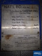 20 gallon Gaspar reactor, #2856-12 - Image 2