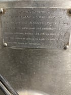 40" x 20" Tolhurst #161, 1260 RPM, perforated bowl, basket type, motor drive, #94609 - Image 8