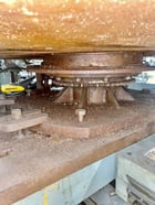 78" Custom rotary welding table, 21" table height, hydraulic table clamping, 8 T-slots, #70625 - Image 4