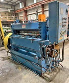 .135" x 4' Sesco, cut-to-length shear, bow tie top blade, air cooled & brake - Image 2