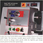14" x 40" Sharp #1440V, precision variable speed manual engine lathe, 3-Jaw 8" chuck - Image 2