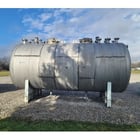 6000 gallon Clawson Tank, horizontal Stainless Steel pressure tank, center bulkhead, 95.5" ID, #18102 - Image 4