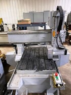 Moving Gantry Table Saw, 35" x 23-3/4" table, 9-1/2" under rail, 8" blade, 8000 RPM, automatic lube system - Image 1