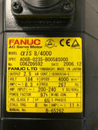 Fanuc Servo Motor, AiS 8/4000 A06B-0235-B005#S000, #104370 - Image 2