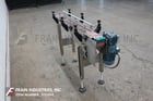 4-1/2" wide x 4.8' long, BMI, Stainless Steel table top belt conveyor, mounted on 4 leg Stainless Steel frame - Image 2